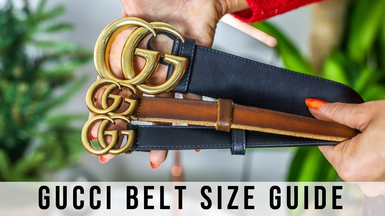 GUCCI BELT Styles and Sizes Analyzed