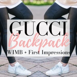 GUCCI BACKPACK Honest Review - What's in My Bag!