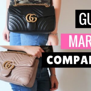 Gucci Marmont Bag Comparison - Medium Vs Small Hot Bags 6 GUCCI MARMONT COMPARISON | SMALL VS MEDIUM