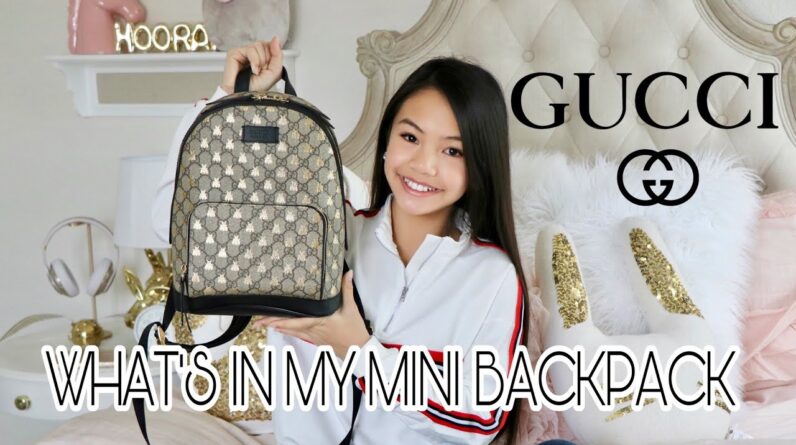 Gucci Backpack Purse - Hot Gucci Bookbag Review 1 Gucci Backpack Purse - What's in my bag