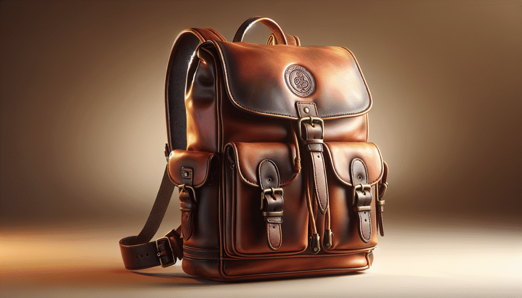 Colby Medium Logo Embossed Burnished Leather Backpack Review