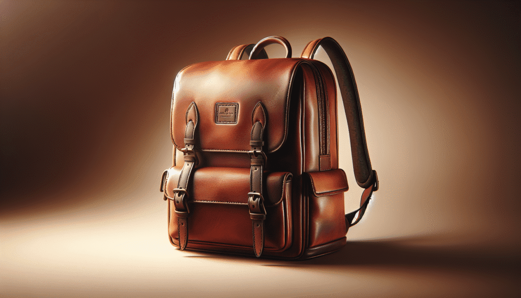 Colby Medium Logo Embossed Burnished Leather Backpack Review